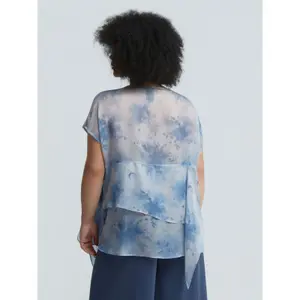 Women's blouse Mat Fashion Layered Tie-Dye image-3