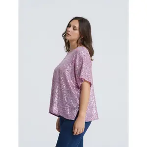 Sequin blouse for women Mat Fashion image-4