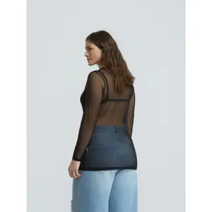 Women's Long Sleeve Knit Blouse Mat Fashion image-3