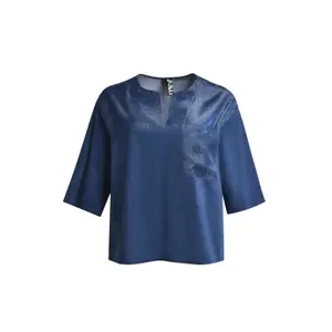 Women's Chest Pocket Blouse Mat Fashion image-0