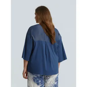 Women's Chest Pocket Blouse Mat Fashion image-2