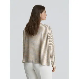 Women's Long Sleeve Viscose T-Shirt Mat Fashion image-3
