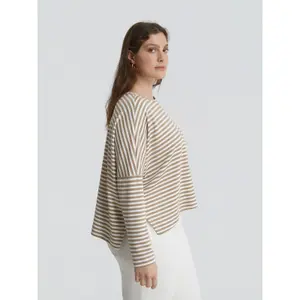 Women's Long Sleeve Viscose T-Shirt Mat Fashion image-4