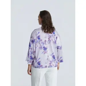 Floral Long Sleeve Pointed Collar Blouse Women Mat Fashion image-2