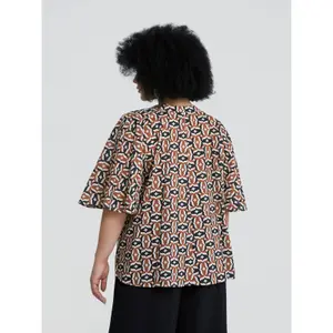 Women's blouse Mat Fashion Geometric image-3