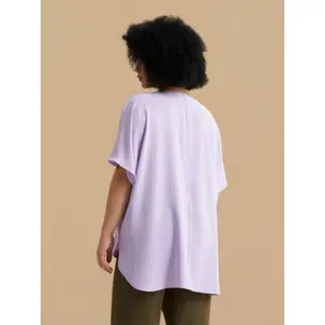 Women's Deep Back Crepe Blouse Mat Fashion image-3