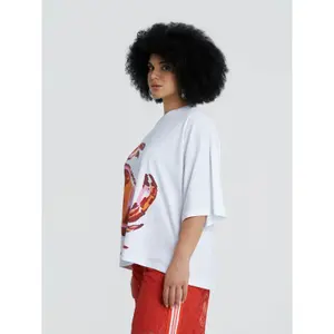 Women's T-shirt Mat Fashion Crab Print image-4
