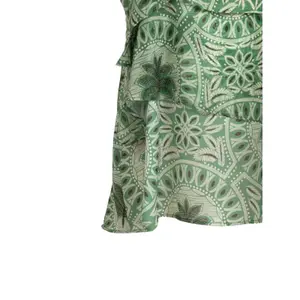 Women's Palm Print Blouse Mat Fashion image-2