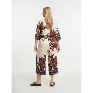 Pantalon 7/8 en viscose imprimé femme Mat Fashion image-2