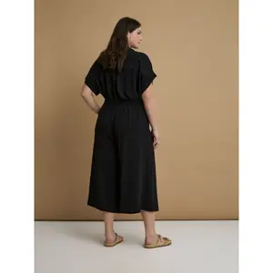 Culottebyxor i chiffong dam Mat Fashion image-2