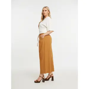 Women's 7/8 Trousers Mat Fashion image-3