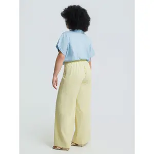 Wide Leg Striped Trousers Women Mat Fashion image-2