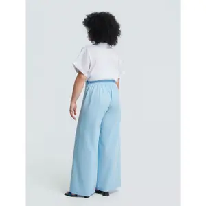 Wide Leg Striped Trousers Women Mat Fashion image-2