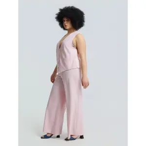 Wide Leg Striped Trousers Women Mat Fashion image-3