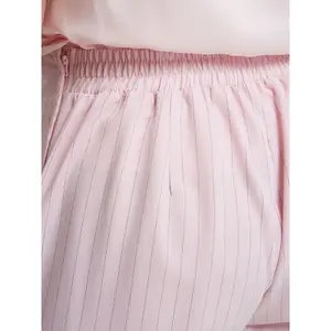 Wide Leg Striped Trousers Women Mat Fashion image-4