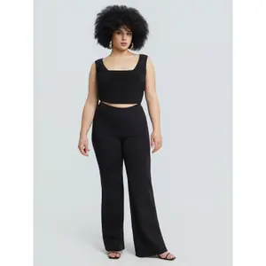 Women's Trousers Mat Fashion Stretch image-1