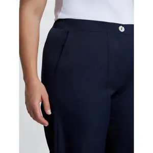 Women's Elasticated Back Barrel Trousers Mat Fashion image-4