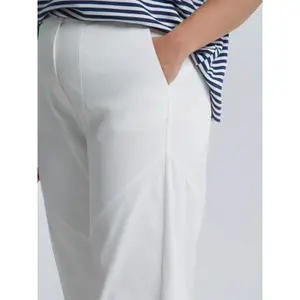 Women's Elasticated Back Barrel Trousers Mat Fashion image-4