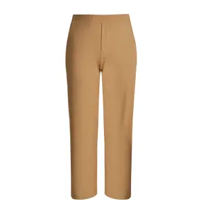 Women's ribbed Trousers Mat Fashion Wide Leg image-0