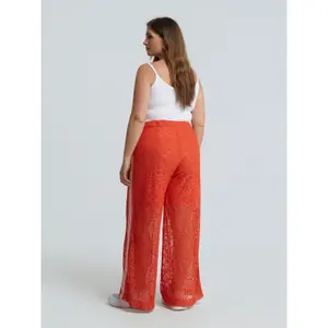 Lace trousers for women Mat Fashion image-2