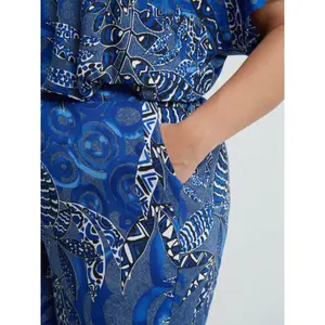 Women's Printed Jersey Trousers Mat Fashion image-4