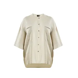 Button-Up Viscose Shirt for Women Mat Fashion image-0