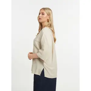 Button-Up Viscose Shirt for Women Mat Fashion image-4