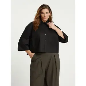 Chemise courte manches longues femme Mat Fashion image-1