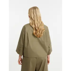 Chemise courte manches longues femme Mat Fashion image-4