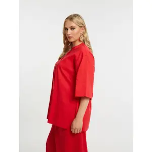 Women’s Flowy Blouse Mat Fashion Modal image-4