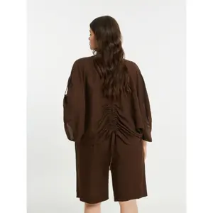 Chemise manches longues col mao femme Mat Fashion image-2