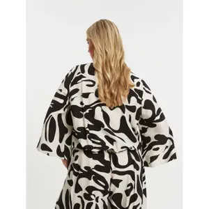 Printed Viscose Blouse Women Mat Fashion image-3
