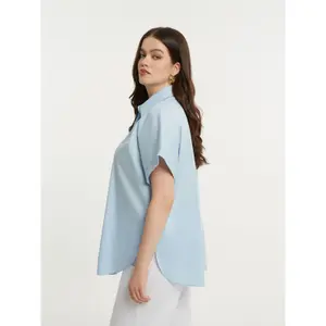 Women's Poplin Shirt Mat Fashion image-3