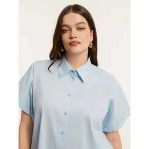 Women's Poplin Shirt Mat Fashion image-4