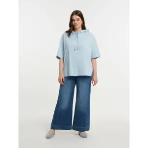 Women's Poplin Hooded Shirt Mat Fashion image-2
