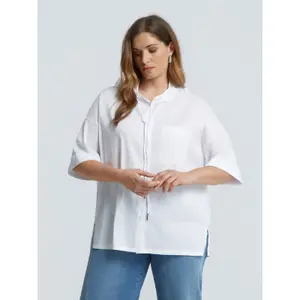 Women's Poplin Hooded Shirt Mat Fashion image-1