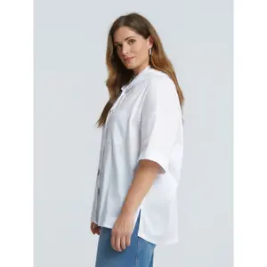 Women's Poplin Hooded Shirt Mat Fashion image-4