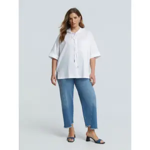 Women's Poplin Hooded Shirt Mat Fashion image-2