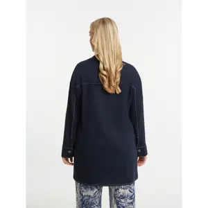 Chemise manches longues en viscose et lin femme Mat Fashion image-2