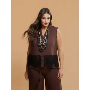 Woman's sleeveless shirt Mat Fashion image-1