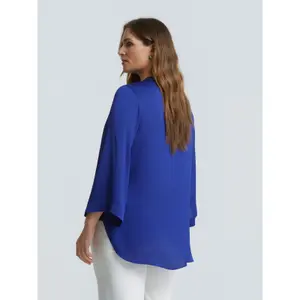 Women's long sleeve satin shirt Mat Fashion image-3