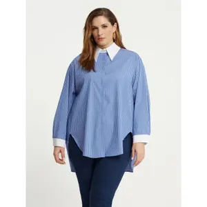 Women’s striped long-sleeve shirt Mat Fashion image-1