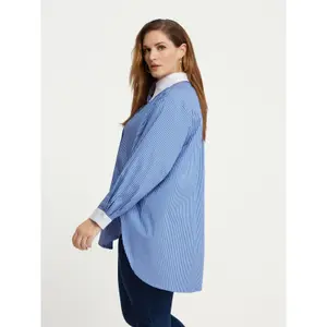 Women’s striped long-sleeve shirt Mat Fashion image-3