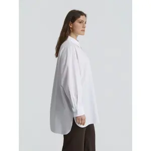 Women's Long Sleeve Shirt with Decorative Chain Mat Fashion image-4