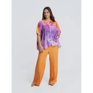 Blusa de flores em viscose senhora Mat Fashion image-2