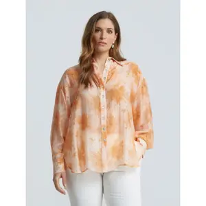 Women's long sleeve shirt Mat Fashion Artistic-Print image-1
