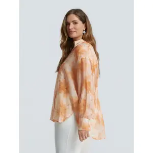 Women's long sleeve shirt Mat Fashion Artistic-Print image-4