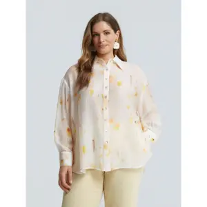 Women's long sleeve shirt Mat Fashion Artistic-Print image-1