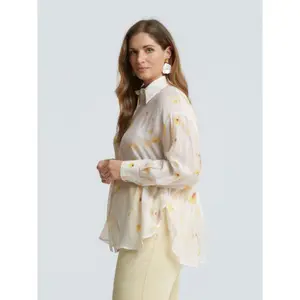 Women's long sleeve shirt Mat Fashion Artistic-Print image-4