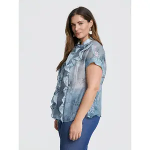 Blouse à volants fleuri femme Mat Fashion image-3